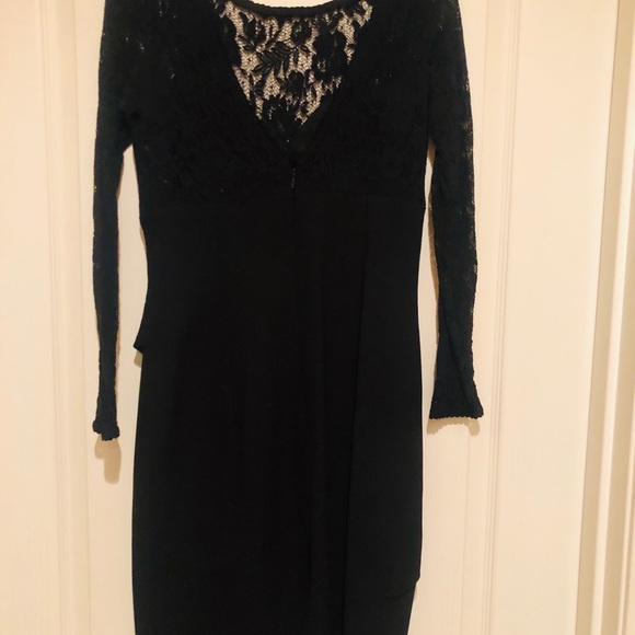 Black Cocktail Dress - Picture 4 of 6